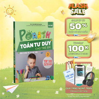 Sách - Pomath 3 – Toán Tư Duy Cho Trẻ Em Từ 4 – 6 Tuổi - Mcbooks Chính Hãng