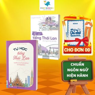 Sách - Combo Tự học tiếng Thái Lan cho người mới bắt đầu