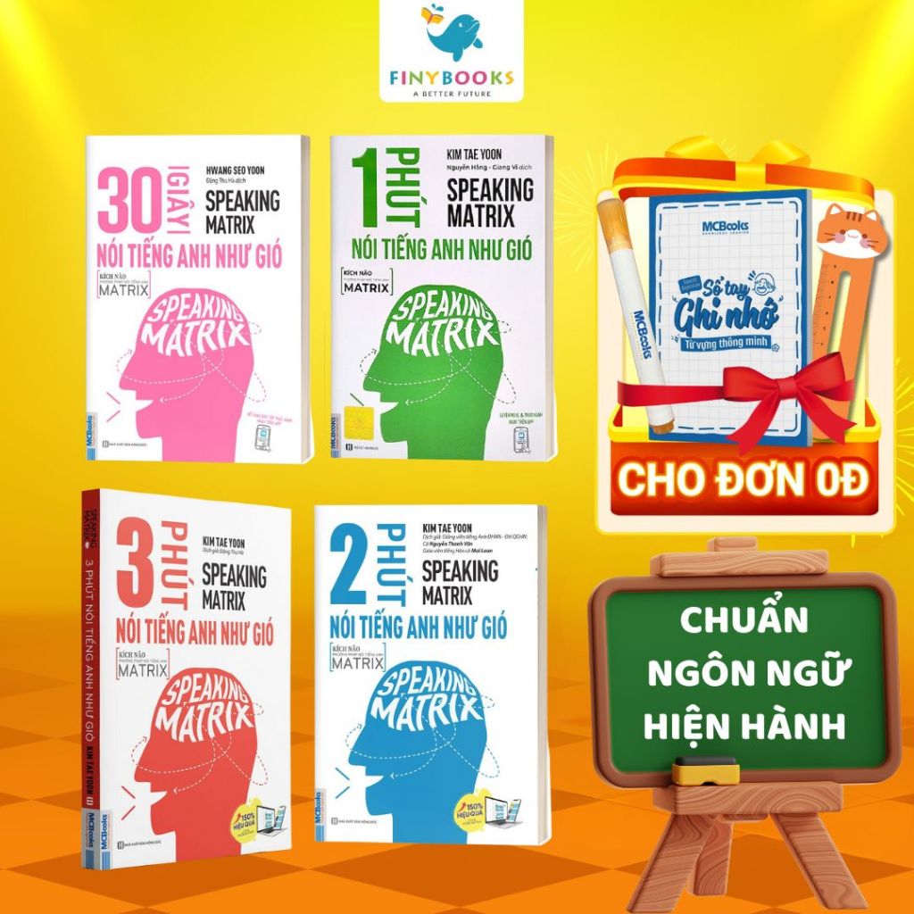 Sách - Combo Speaking Matrix - Nói Tiếng Anh Như Gió - Học Kèm Học ...