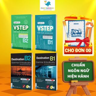 Sách - Combo Luyện thi chứng chỉ Tiếng Anh trình độ B1,B2 - Destination B1,B2 + VSTEP B1,B2