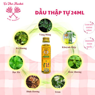 Dầu Thảo Mộc Thập Tự Vàng Thái Lan 15ml Gold Cross Yellow Oil Nội Địa  - CÔ THƯ MARKET
