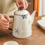 Bộ Ấm chén sứ Trà Hoa Xanh Cốt Sứ Cao cấp, Bộ ấm chén uống trà kèm khay, đĩa - Tiệm Nhà Xinh — ảnh 4