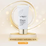 Kem chống nắng vật lý kiềm dầu 24h SPF50 PA+++ dưỡng trắng da, giảm thâm mụn - sạm nám Sennio 50g Daily Natural Cream — ảnh 3