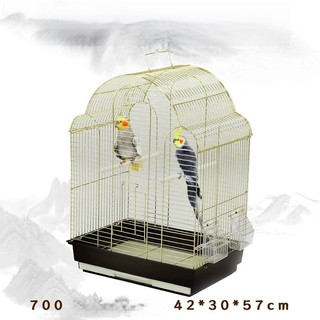 Lồng Chim Nhập Khẩu Mẫu 700 Dáng Mái Vòm Kích Thước 46x36x57cm Cho Vẹt Yến Phụng Lovebird