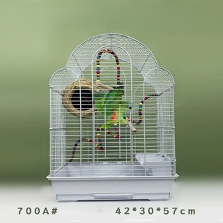 Lồng Chim Nhập Khẩu Mẫu 700 Dáng Mái Vòm Kích Thước 46x36x57cm Cho Vẹt Yến Phụng Lovebird