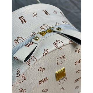 Balo QC cao cấp Hello Kitty phối Be chính hãng MITIPA