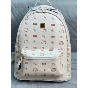 Balo QC cao cấp Hello Kitty phối Be chính hãng MITIPA