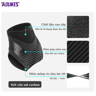 Đai Bảo Vệ Mắt Cá Chân, Băng Cổ Chân Aolikes 7130 - Phụ Kiện Tập Gym Thể Thao Chuyên Nghiệp