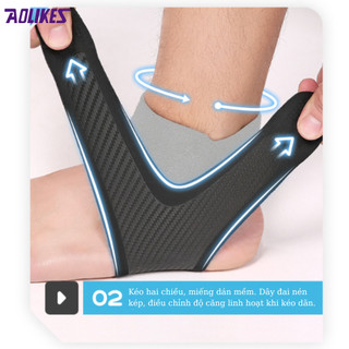 Đai Bảo Vệ Mắt Cá Chân, Băng Cổ Chân Aolikes 7130 - Phụ Kiện Tập Gym Thể Thao Chuyên Nghiệp