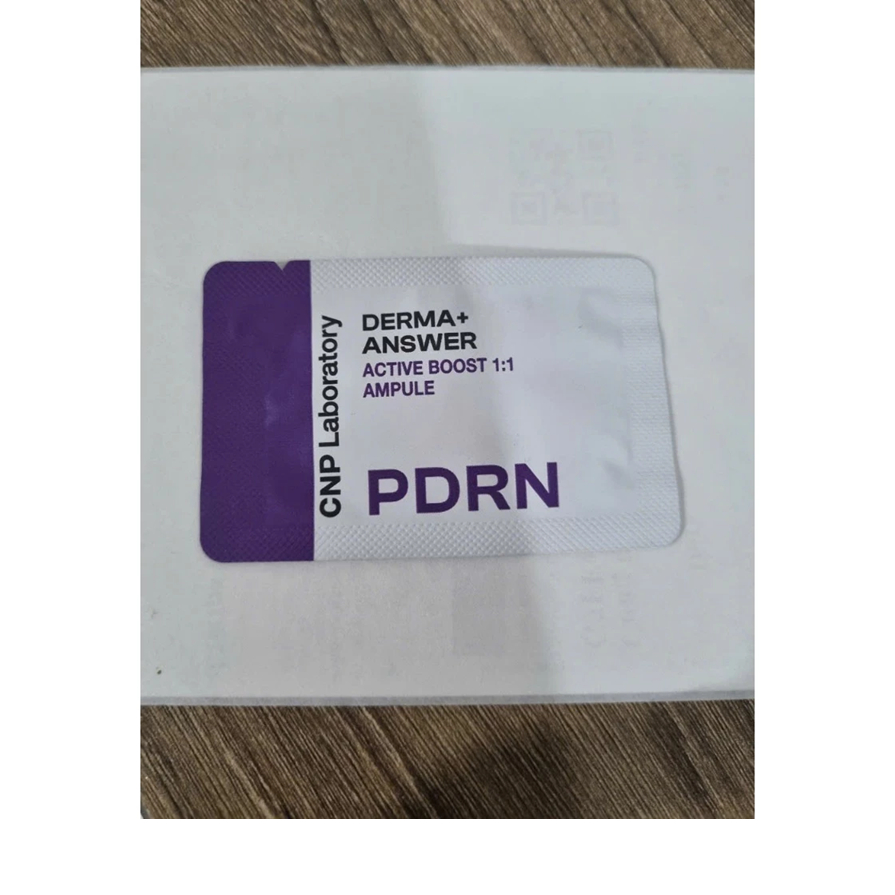 [Sample 1ml] Tinh chất Tái Sinh Trẻ Hoá PDRN CNP Derma+ Answer Active Boost Ampule giúp tái tạo da, sáng da