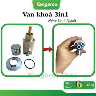 Van khóa 3 chức năng máy lọc nước nóng lạnh nguội , van khóa 3 in1 máy lọc nước nóng lạnh , van khóa 3 nấc