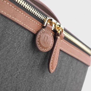Túi Vanity Canvas. Túi đeo vai hàng thiết kế da bò thật và canvas size S/M . Túi cầm tay da bò thật và canvas.