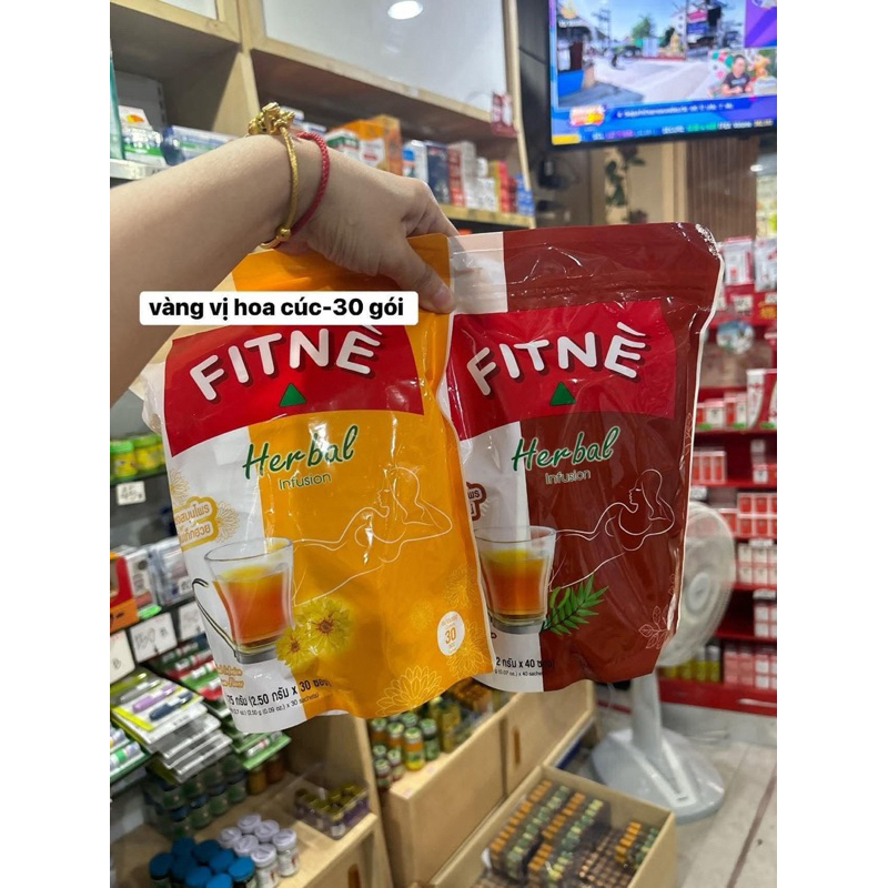 Trà Thanh Nhiệt Fitne Herbal Thái Lan 30-40 túi lọc