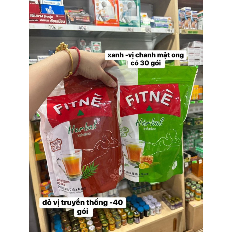 Trà Thanh Nhiệt Fitne Herbal Thái Lan 30-40 túi lọc