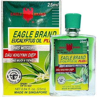 Combo dầu Eagle Brand Eucalyptus Oil Plus+ (25ml) + Eucalyptus Oil (30ml) + Eucalyptus Cajuput Oil (30ml)