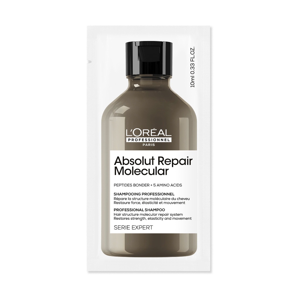 [GIFT] Dầu Gội phục hồi Peptides chuyên nghiệp cho tóc hư tổn L'Oréal Professionnel Absolut Repair Molecular 10ml