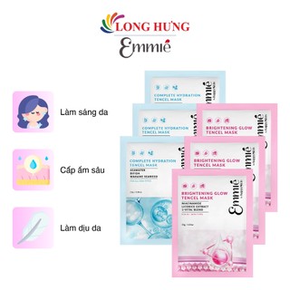 Combo mặt nạ Emmié By Happyskin Complete Hydration (3 miếng) + Emmié By Happyskin Brightening Glow (3 miếng)
