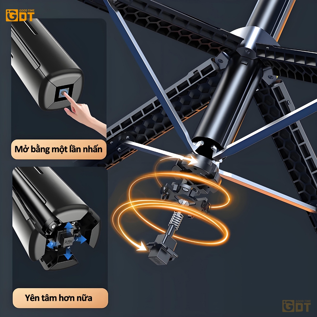 GDT P18 Gậy Chụp Ảnh 4 Chân 1.8M Gậy Selfie Có Đèn LED & Bluetooth,Tripod cây livestream điện thoại