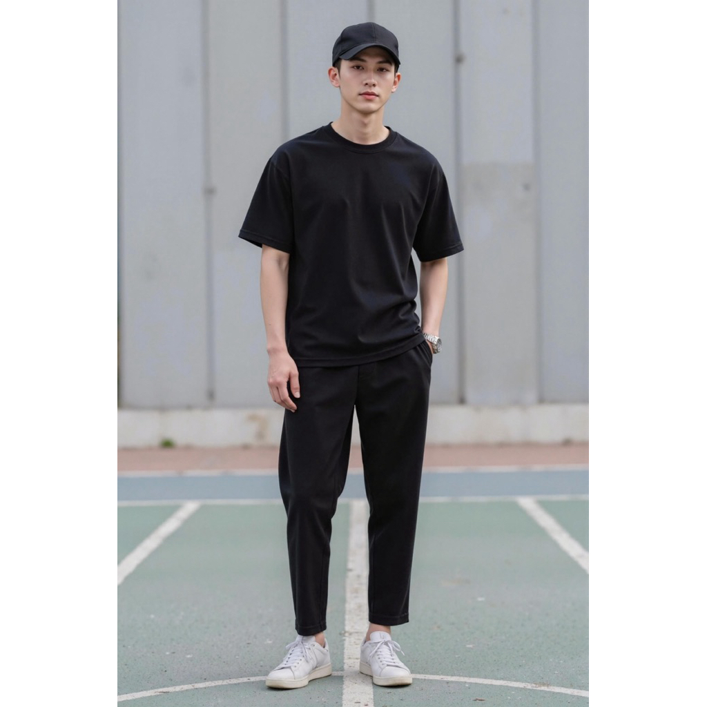 Bộ Áo Quần Jogger Nam thể thao vải thun loại 1 co giản 4 chiều quần nam jogger tập gym đẹp cao cấp shopthethaokute