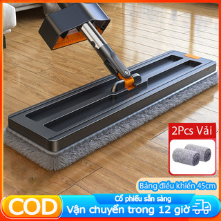 Chổi lau nhà tự vắt GREENSINDOOR thông minh tiện lợi tặng thêm 2 bông lau nhà [ HÀNG TỐT ]