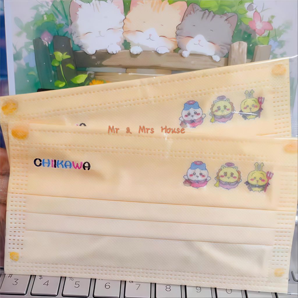 ( Set 10/30/50) Khẩu Trang Y Tế Hoạt Hình Người Lớn- MR&MRSHOUSE