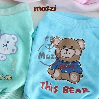 Áo Cổ lọ Tay bèo in hình Petstyle cho chó mèo