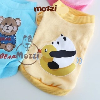 Áo Cổ lọ Tay bèo in hình Petstyle cho chó mèo