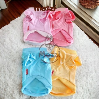 Áo Cổ lọ Tay bèo in hình Petstyle cho chó mèo