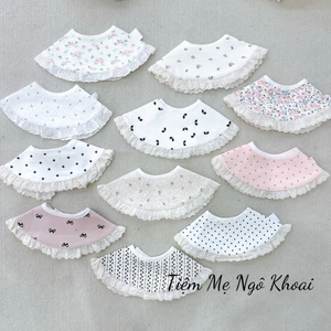 yếm cổ bèo hoa cho bé giữ ấm và làm đẹp