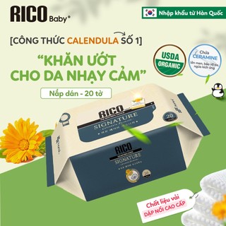 [GIFT] Khăn Ướt Rico Baby 20 Tờ - An Toàn Cho Bé