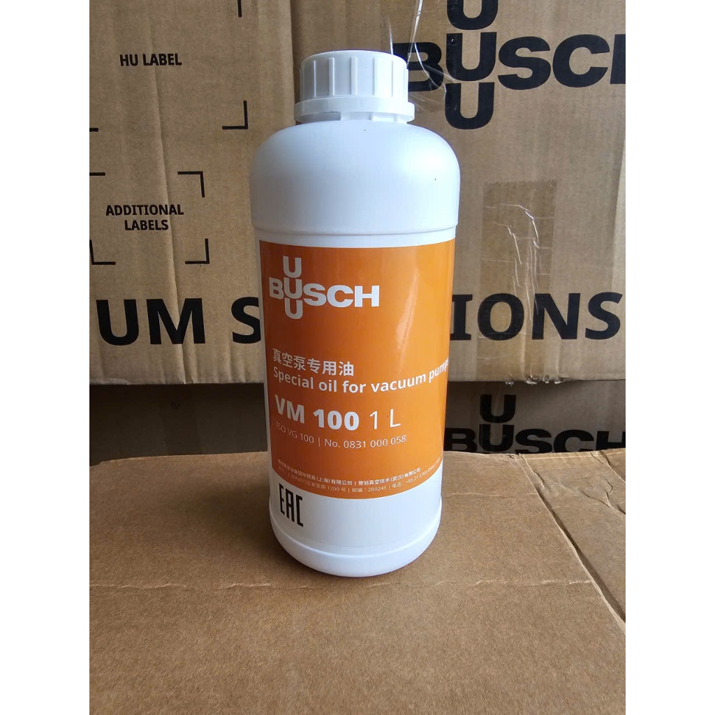 Dầu Chân Không Busch VM 100 - Chai 1 Lít - Dầu Khoáng ISO VG 100 - Xuất Xứ Busch Trung Quốc