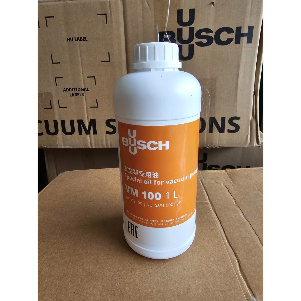 Dầu Chân Không Busch VM 100 - Chai 1 Lít - Dầu Khoáng ISO VG 100 - Xuất Xứ Busch Trung Quốc