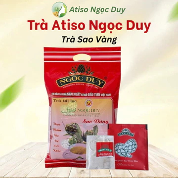 Combo Trà Atiso Ngọc Duy, trà túi lọc màu đỏ, đặc sản Đà lạt, giải nhiệt, mát gan
