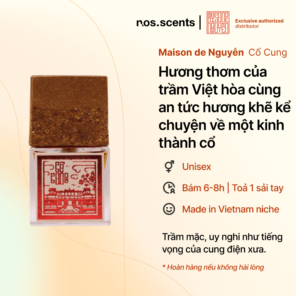 Nước hoa nosscents Maison de Nguyễn - Imperial City of Huế Collection - Full 50ml & mẫu thử 10/20ml | BigBuy360 - bigbuy360.vn