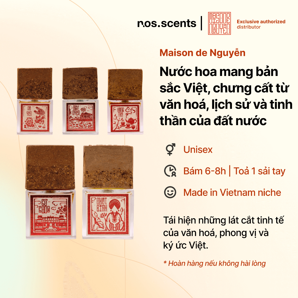 Nước hoa nosscents Maison de Nguyễn - Imperial City of Huế Collection - Full 50ml & mẫu thử 10/20ml