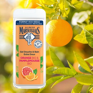 Gel tắm 92% hữu cơ Le Petit Marseillais (650ml)