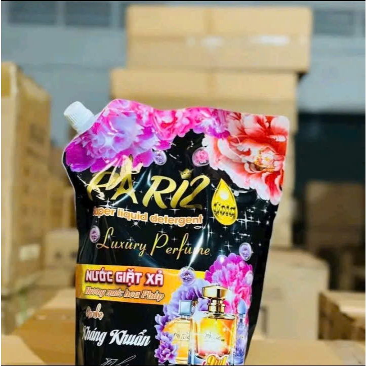Nước Giặt PariZ 2200ml - Nước Giặt Xả Thơm Lâu Hương Nước Hoa Pháp Làm Sạch sâu