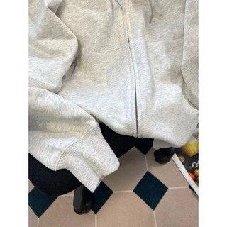 Áo Khoác Hoodie Zip Nữ Form Rộng Nơ In Cực Xinh, Áo Khoác Nỉ Có Nón Style Hàn Quốc, Hoodie Basic Cute 2025