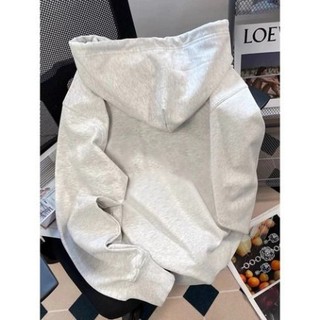 Áo Khoác Hoodie Zip Nữ Form Rộng Nơ In Cực Xinh, Áo Khoác Nỉ Có Nón Style Hàn Quốc, Hoodie Basic Cute 2025