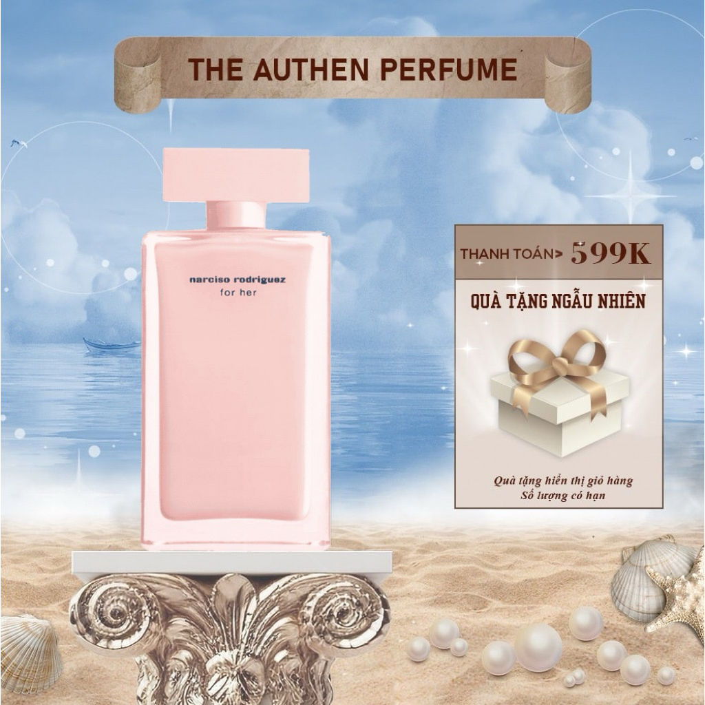 Nước hoa nữ Narciso For Her EDP (Nar Hồng) 10ml | The Authen Perfume