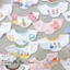 Yếm cổ hoa chất liệu cotton mềm mại hoạ tiết xinh xắn đáng yêu cho bé