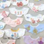 Yếm cổ hoa chất liệu cotton mềm mại hoạ tiết xinh xắn đáng yêu cho bé