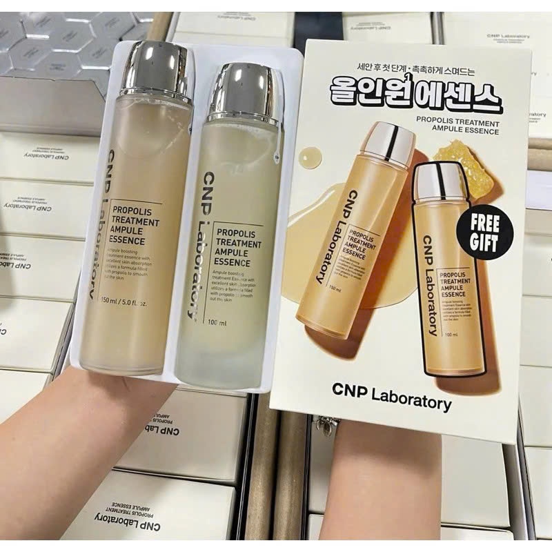 [TÁCH SET] Toner keo ong CNP Laboratory Propolis Treatment Ampule Essence Phục Hồi, Cấp Ẩm 100ml