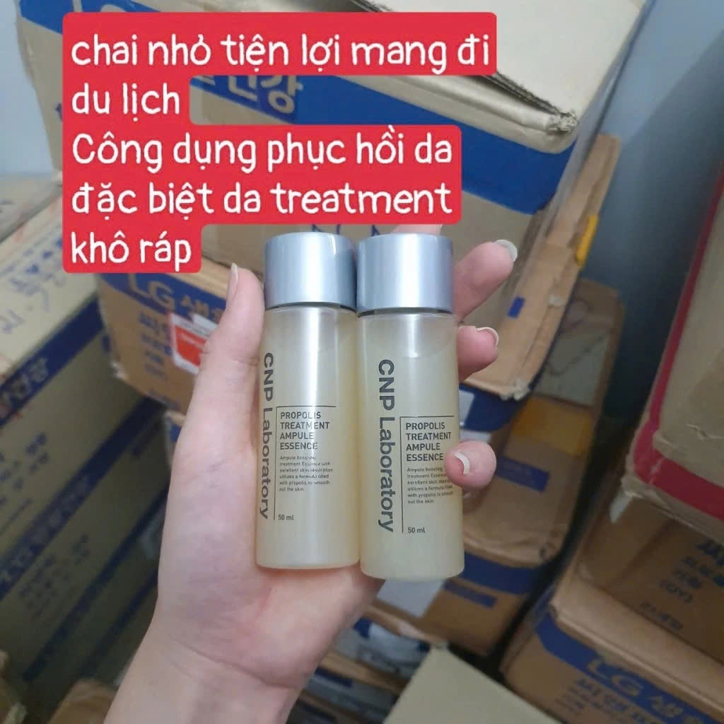 [TÁCH SET] Nước thần keo ong CNP Laboratory Propolis Treatment Ampule Essence dưỡng da giúp phục hồi làn da 50ml
