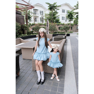 Váy Bò Tiểu Thư Mẹ & Bé Laci Kids
