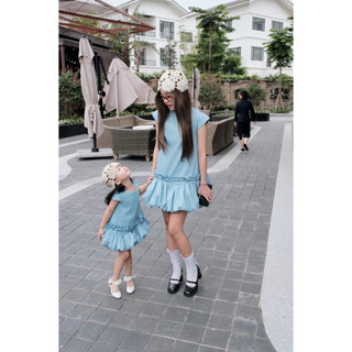 Váy Bò Tiểu Thư Mẹ & Bé Laci Kids
