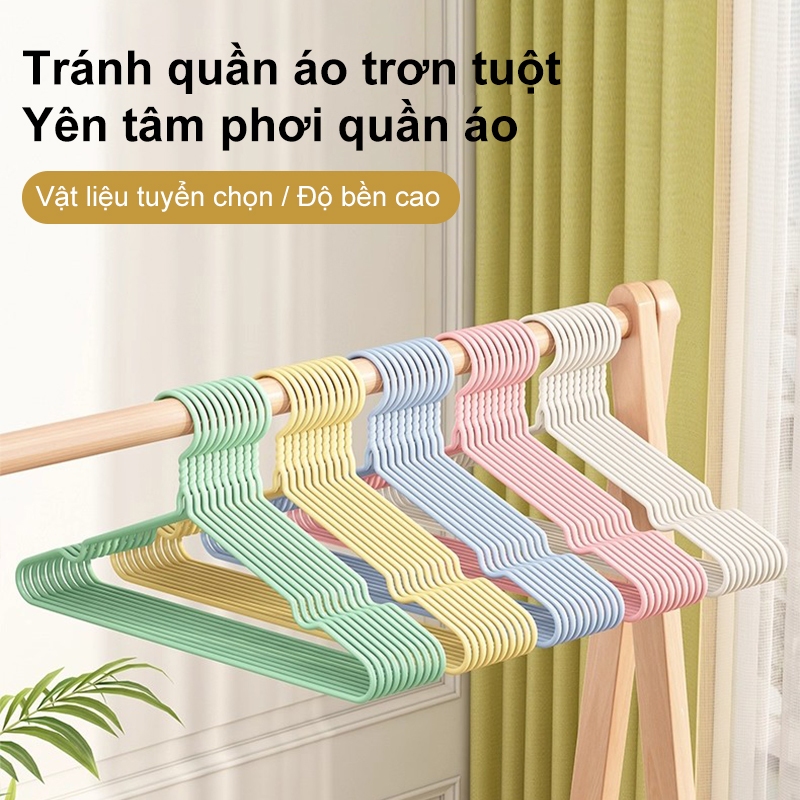 𝐎𝐥𝐢𝐟𝐞 Móc Treo Quần Áo Chống  Trượt Móc Phơi Quần Áo Cấu Trúc Dày Quai Phơi Quần Áo Tiện Lợ Nhiều Màu