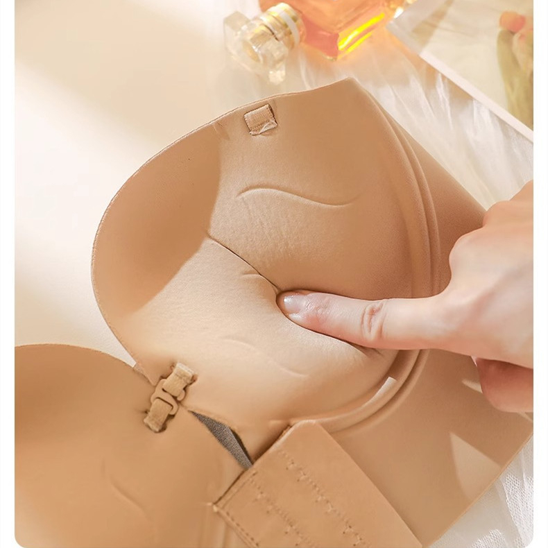 Áo Ngực Nữ Không Dây Cài Trước Mút Độn 8cm Tạo Khe Sexy Chống Tụ, Không Lộ Viền 871