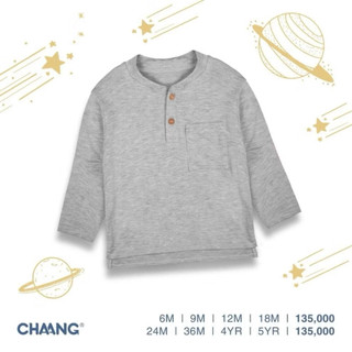 Áo cổ trụ cosmos ghi xước chaang