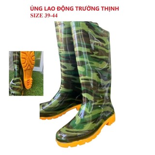 Ủng ngắn làm vườn size 36-43 Trường Thịnh đế vàng, ủng ngắn đi mưa, ủng lao động